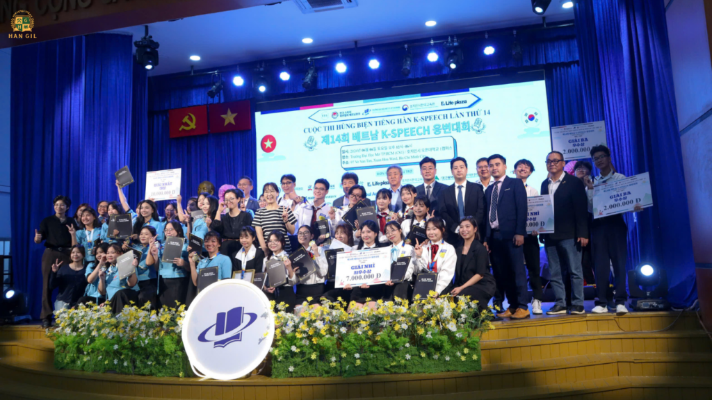 HANGIL THAM DỰ CUỘC THI HÙNG BIỆN TIẾNG HÀN K-SPEECH LẦN THỨ 14